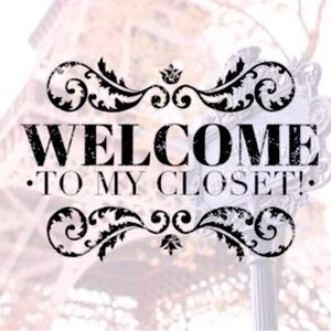 Welcome to my closet